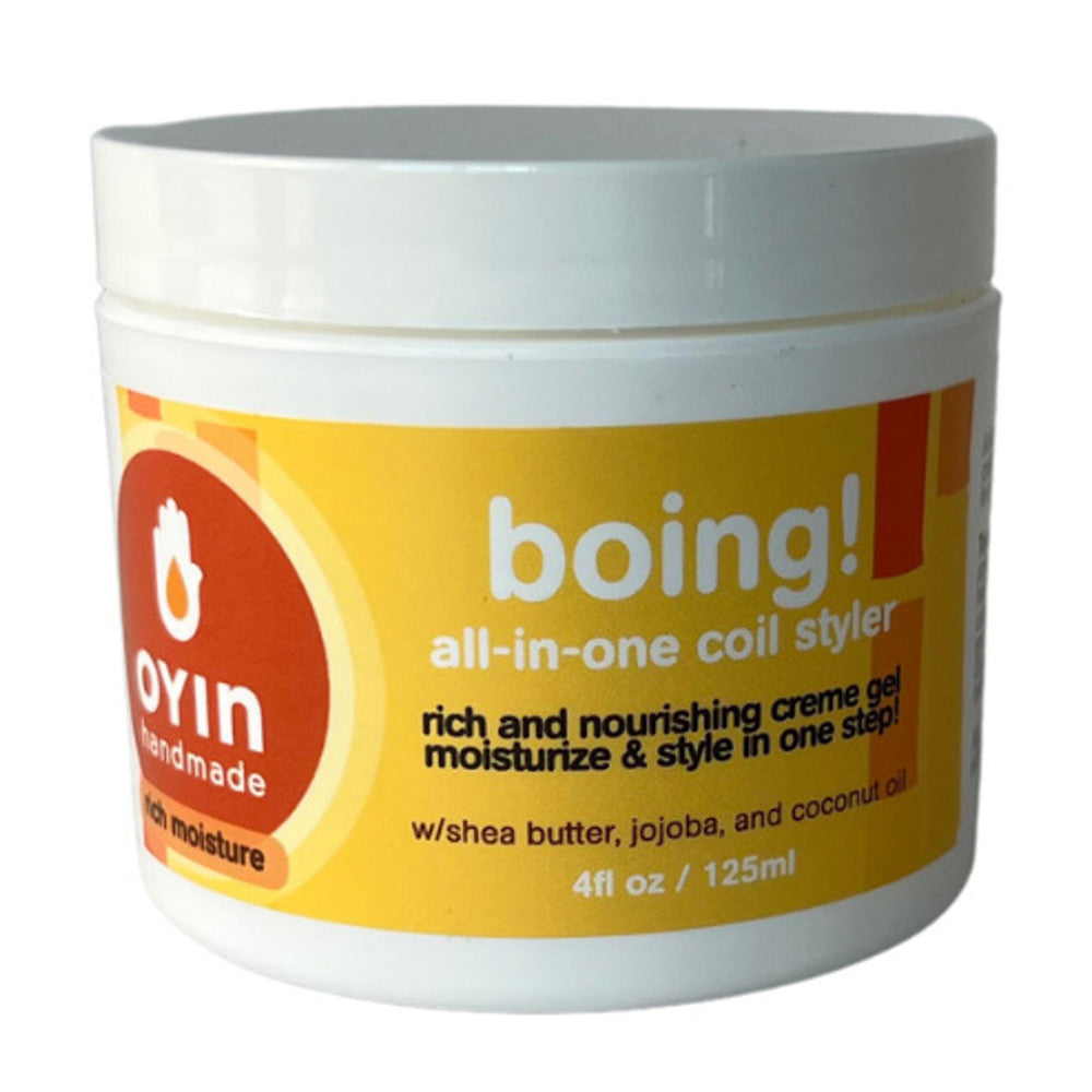 Oyin Handmade Boing All-In-One Coil Styler Gel Defines & Moisturizes, 4 Oz